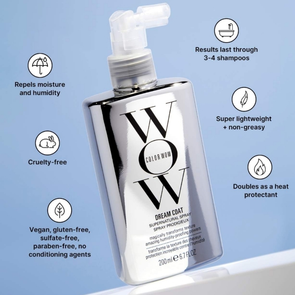 NWT COLOR WOW DREAM COAT SUPERNATURAL TREATMENT SPRAY FOR FRIZZY HAIR - Picture 8 of 16